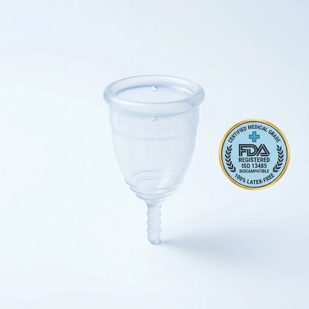 Medical-grade silicone menstrual cup